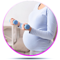 مرشدي التدريب البدني للنساء في فترة الحمل وما بعد الولادة 